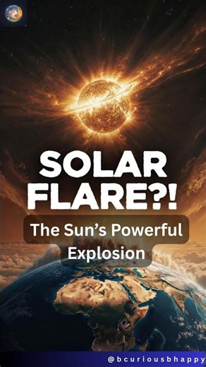 What Is a Solar Flare? ☀️ The Sun’s Powerful Explosion #facts #space #universe