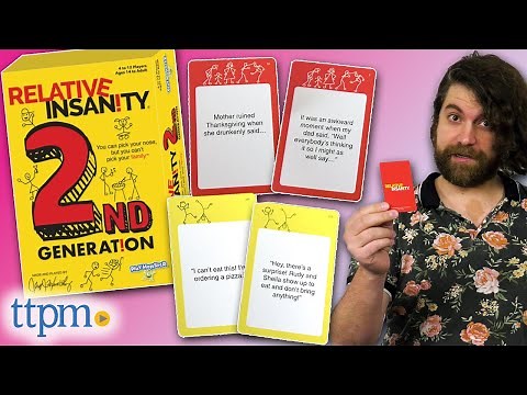 Relative Insanity 2nd Generation Game from PlayMonster Instructions + Review!