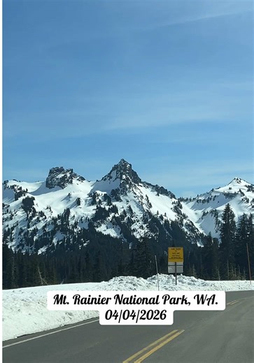 Visited Mount Rainier National Park last Saturday—beautiful views, fresh air, and so peaceful. Loved it! 🌲🏔️✨ #MountRainier #NatureLovers #WeekendTrip #Washington