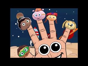 SUPER WHY Out Space Fingers Painting Family Finger Song Nursery Rhymes Lyrics