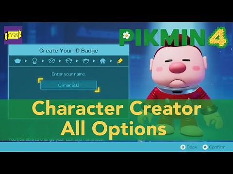 Pikmin 4 - Character Creation All Options