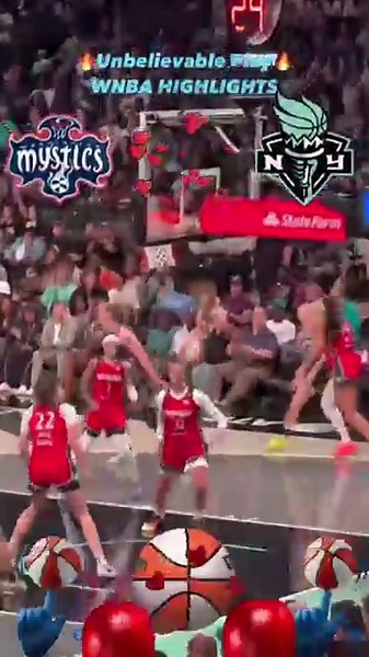 wnba liberty vs mystics shocking pass highlights