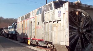 Say Hello To One Of The Worlds Largest Rotary Snow Plows! - Train Fanatics