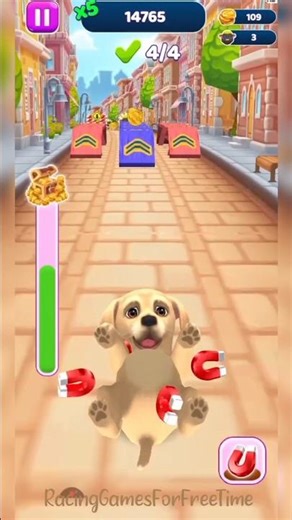 Pet Run - Puppy Dog Game - gameplay endless running obstacle dash hyper casual game walkthrough