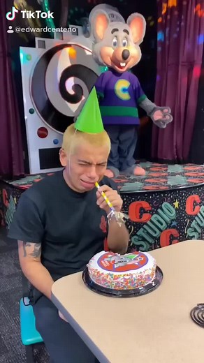 Lonely Chuck E Cheese Birthday Celebration