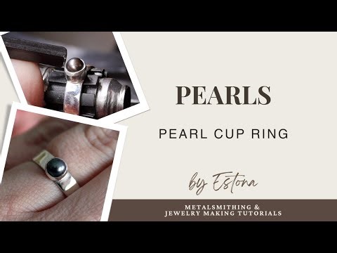 Pearl Jewelry - Pearl Cup Ring (preview) | Estona Tutorials
