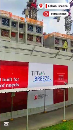 🏗️ ❲06 Mar 2026❳ Teban Breeze HDB BTO site progress 🚍🌥️