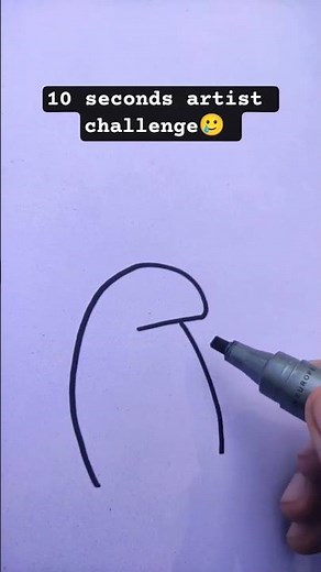 Draw in 10 seconds challenge 🐸✍️ Artist challenge 🥲 #shorts #viralchallenge