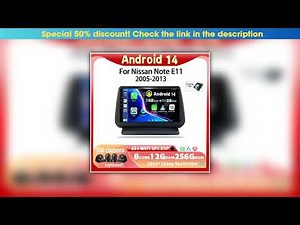 Review Android 14 For Nissan Note E11 2005 - 2012 Wireless Carplay Radio Autoradio Car Radio GPS•