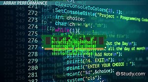 Java Arrays: Memory Use & Performance - Video | Study.com