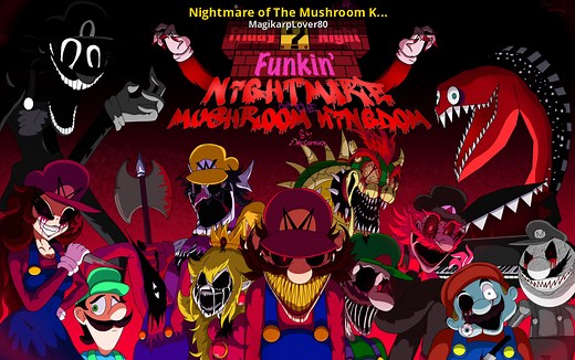 Nightmare of The Mushroom Kingdom Mod for Friday Night Funkin' | FNF Mods