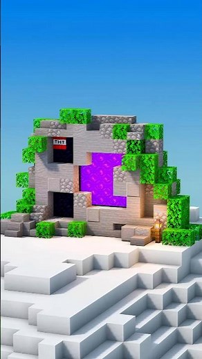 Building a CREEPER Nether Portal 💥