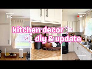 Kitchen Decor DIY & Update *Window Treatments On A Budget* | Jessica Melgoza