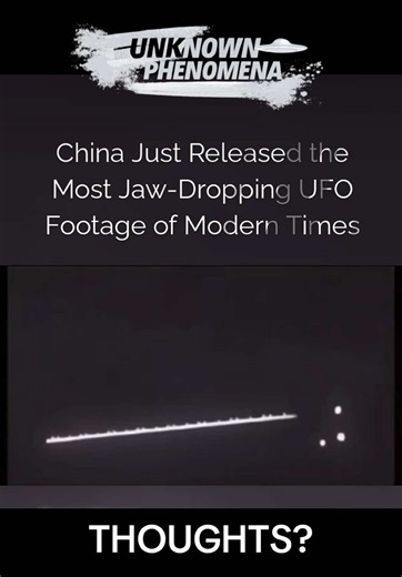 A series of newly surfaced videos from China are being called some of the most incredible UFO clips seen in years. The footage appears to show a mysterious object performing unusual movements across multiple videos recorded at different times. Some viewers even believe the same object may have been captured in several separate clips. The authenticity of the footage has not been independently verified. But if these videos are genuine, they could represent one of the most extraordinary UFO sightin