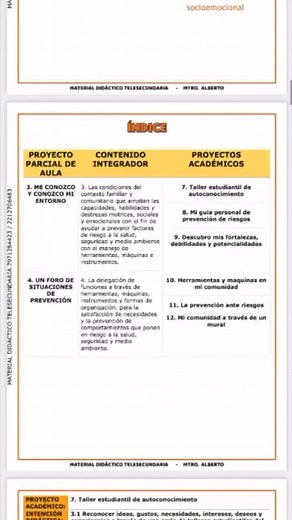 CUADERNILLOS POR PROYECTOS DE TELESECUNDARIA DE LO HUMANO A LO COMUNITARIO SEGUNDO TRIMESTRE PRIMER GRADO #NEM #FASE6 #NLT Material Didáctico Telesecundaria Mtro Alberto Gonzalez @destacar Si gusta por WhatsApp https://wa.me/qr/HLUONNT2CF4HI1 o por inbox 2212706483 - 7971284423 | Material Didáctico Telesecundaria