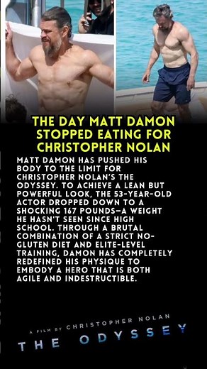 Matt Damon’s Most Dangerous Weight Loss: 167 Pounds for "The Odyssey"