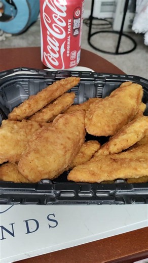 Eating Gordon Food Service Tenders, Taylor, MI, 7/8/26