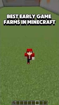 Best Early Game Farms In Minecraft! #minecraft #survival #minecraftfarm