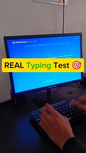 Real Typing Speed Test😁🔥| Daily Practice for Students & Jobs💻😎