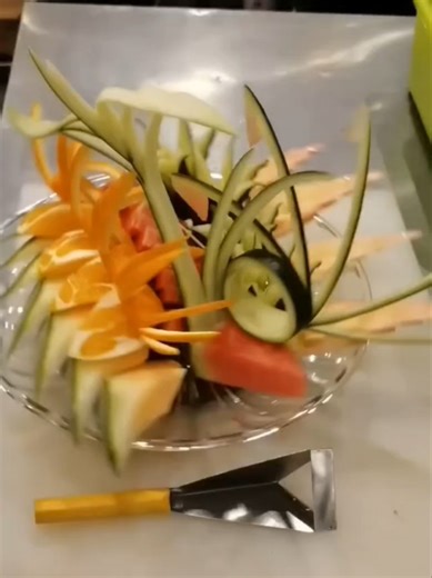 Delicate Hand-Carved Flower Art