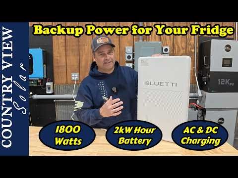 Finally Something Designed to Power a Refrigerator During a Power Outage - Bluetti FridgePower