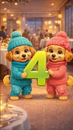 Four 4 in Different Languages | Educational Video for Kids