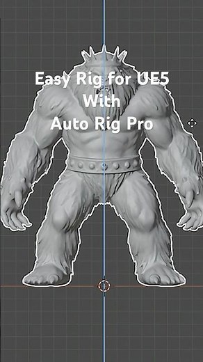 Blender to UE5 Rigging in 60 Seconds (Auto Rig Pro) #unrealengine #gamedev #ue5