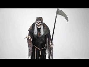 6' Lunging Reaper DigitEye Animated Prop