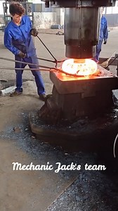 14M views · 28K reactions | Blacksmith Casting #mechanic #mechanicjack #blacksmith #casting | Mechanic Jack's team | Facebook