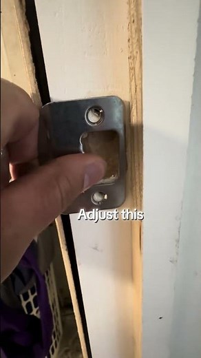Quick fix for a door that won’t latch #diy #tools #carpentry