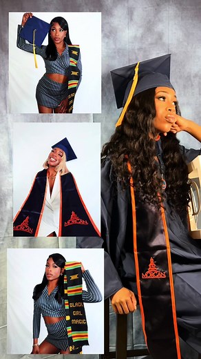 Taking My Own Graduation Photos 📸👩🏽‍🎓 Things Used: • Sony ZV-1F • White Photo Backdrop • Blue Photo Backdrop • Light • Tripod • Grad 2024 Decor Boxes Congrats to all my fellow graduates!