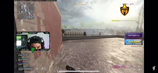 Nickmercs Epic Assassination Moment in Warzone