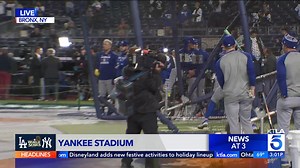 KTLA's Krystle Rich and Carlos Saucedo report live from New York as the Dodgers try to sweep the Yankees and capture their 8th World Series title. | KTLA 5 News