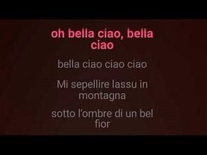 Bella ciao full lyrics with song in english