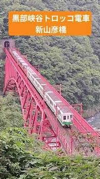 黒部峡谷トロッコ電車 新山彦橋(下り) 2026年6月17日