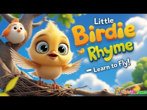 Little Birdie Rhyme 🐦 | Baby Bird Learns to Fly | Kids Song & Nursery Rhyme