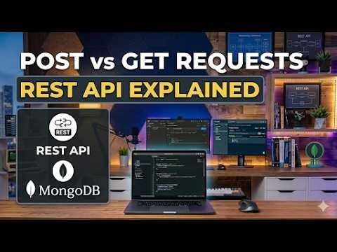 GET vs POST Request in REST API Explained | MongoDB Example | Hindi