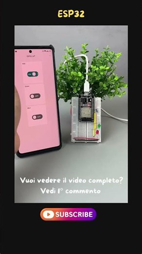 ESP32 web server per LED: guida completa in italiano