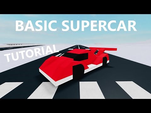 Basic Supercar [Tutorial] Plane Crazy