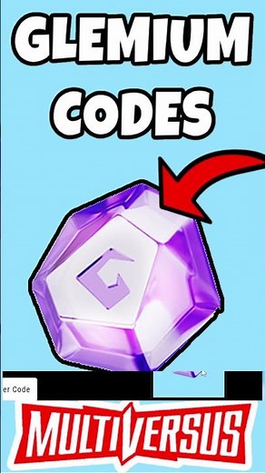 GLEMIUM REDEEM CODES FOR MULTIVERSUS #multiversus #warnerbros #redeemcode