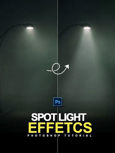 How to Create a Realistic Spotlight Effect in Adobe Photoshop 2026 | Pro Lighting Tutorial
