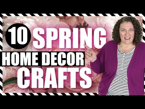 10 HIGH END Spring Decor Crafts Using Dollar Tree Supplies