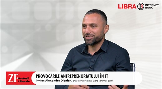 Alexandru Dionian, Director Divizia IT Libra Internet Bank, la ZF Profesii Liberale: „În prezent, suntem undeva spre 150 de persoane în divizia IT și avem trei hub-uri de IT fizice în țară - Craiova, Cluj și București [...] ne place să gestionăm intern atât partea de infrastructură, partea de suport, dar și partea de dezvoltare a aplicațiilor, noi funcționalități sau dezvoltarea unor aplicații noi. Dacă vrei să descoperi cât mai multe despre oportunitățile pe piața de cybersecurity financiar și 
