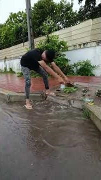 Clogged Drain = Flooded Street 🌊🛣️​ #shorts #cleaning