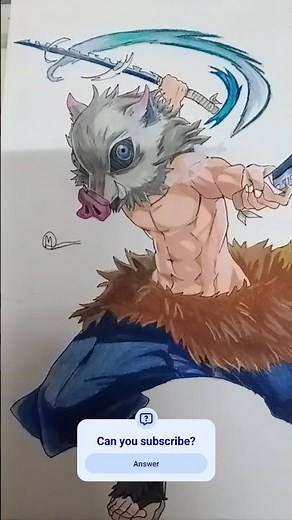 Completed Inosuke artwork #art