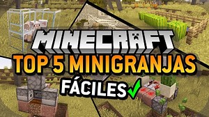 260K views · 3.6K reactions | Top 5 MINIGRANJAS FÁCILES Y EFICIENTES. Para JAVA y BEDROCK. Super útiles en tu mundo SUPERVIVENCIA | Luis-Sama | Facebook