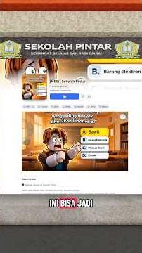 Game mendidik di Roblox namanya sekolah pintar! #roblox #captaingojek