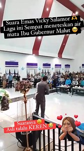 Suaranya 😩 Suara Emass Asli talalu Keren #reelsfypシ #VickySalamor #NatalNasional #fbprojangkauanluas | Nola Fany Lantaka