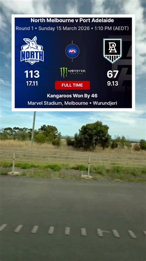 North Melbourne Smash Port by 46 Points! Larkey Boots 4 🦘🔥