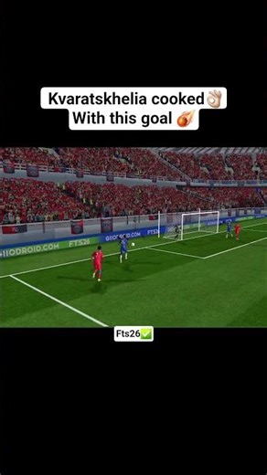 kvaratskhelia cooked with this goal☄️👌🏼 #fts #fts26